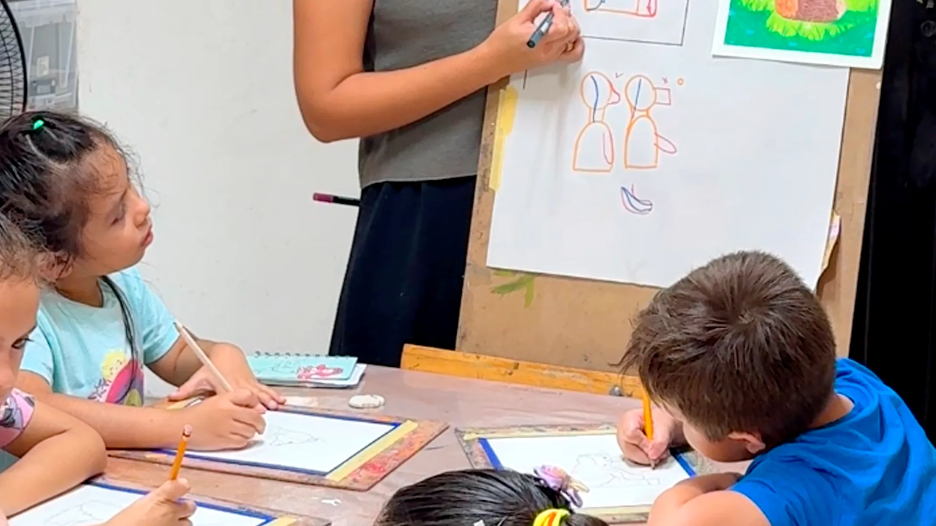 Metodología de dibujo y pintura para niños